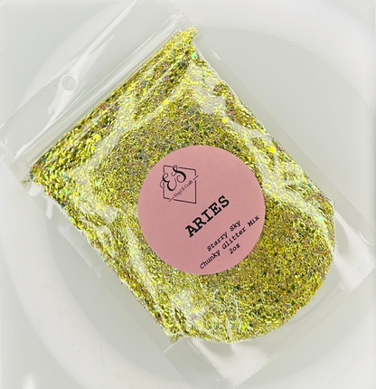 Aries - Starry Sky Chunky Glitter Mix image 1