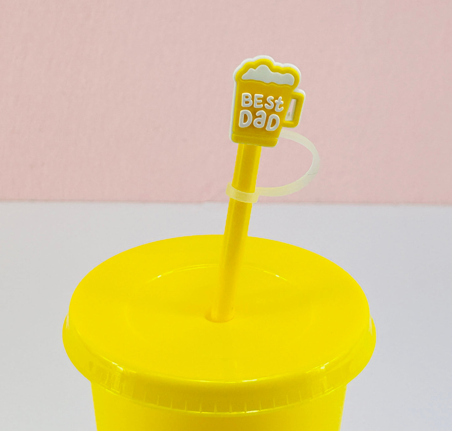 Best Dad Beer - Straw Topper image 0