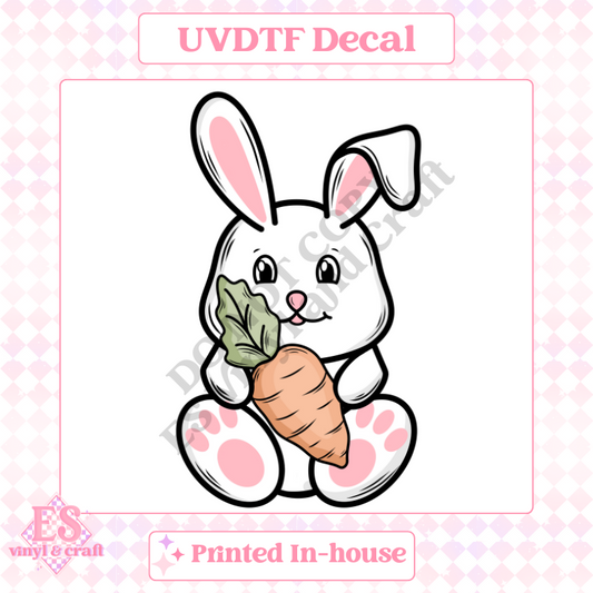 Bunny and Carrot - UV-DTF Decal Transfer image 0
