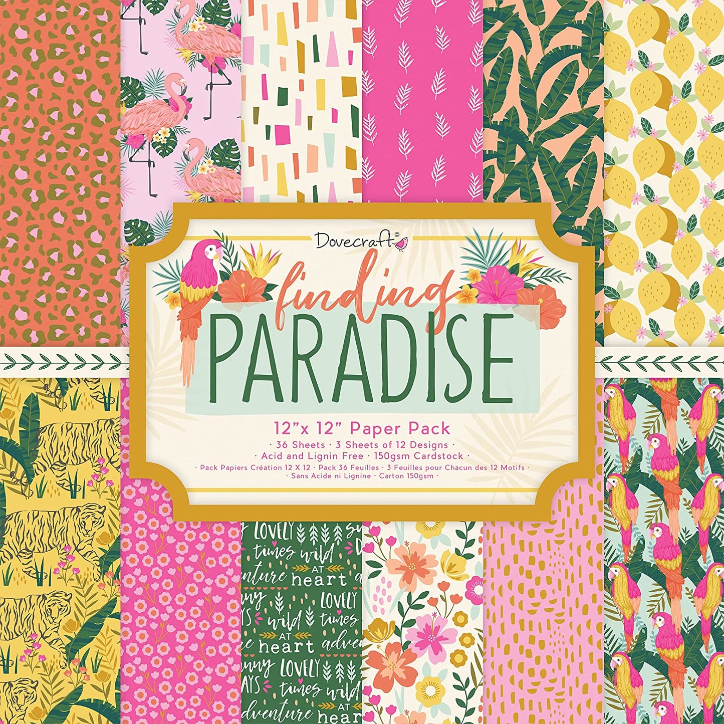 Dovecraft - Finding Paradise 12" x 12" Paper Pad image 0
