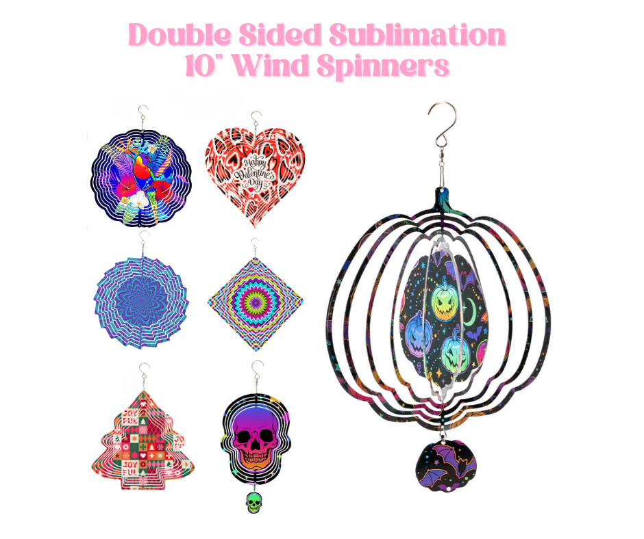 Wind Spinner Double Sided 10" Sublimation image 0