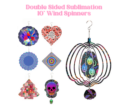 Wind Spinner Double Sided 10" Sublimation image 0