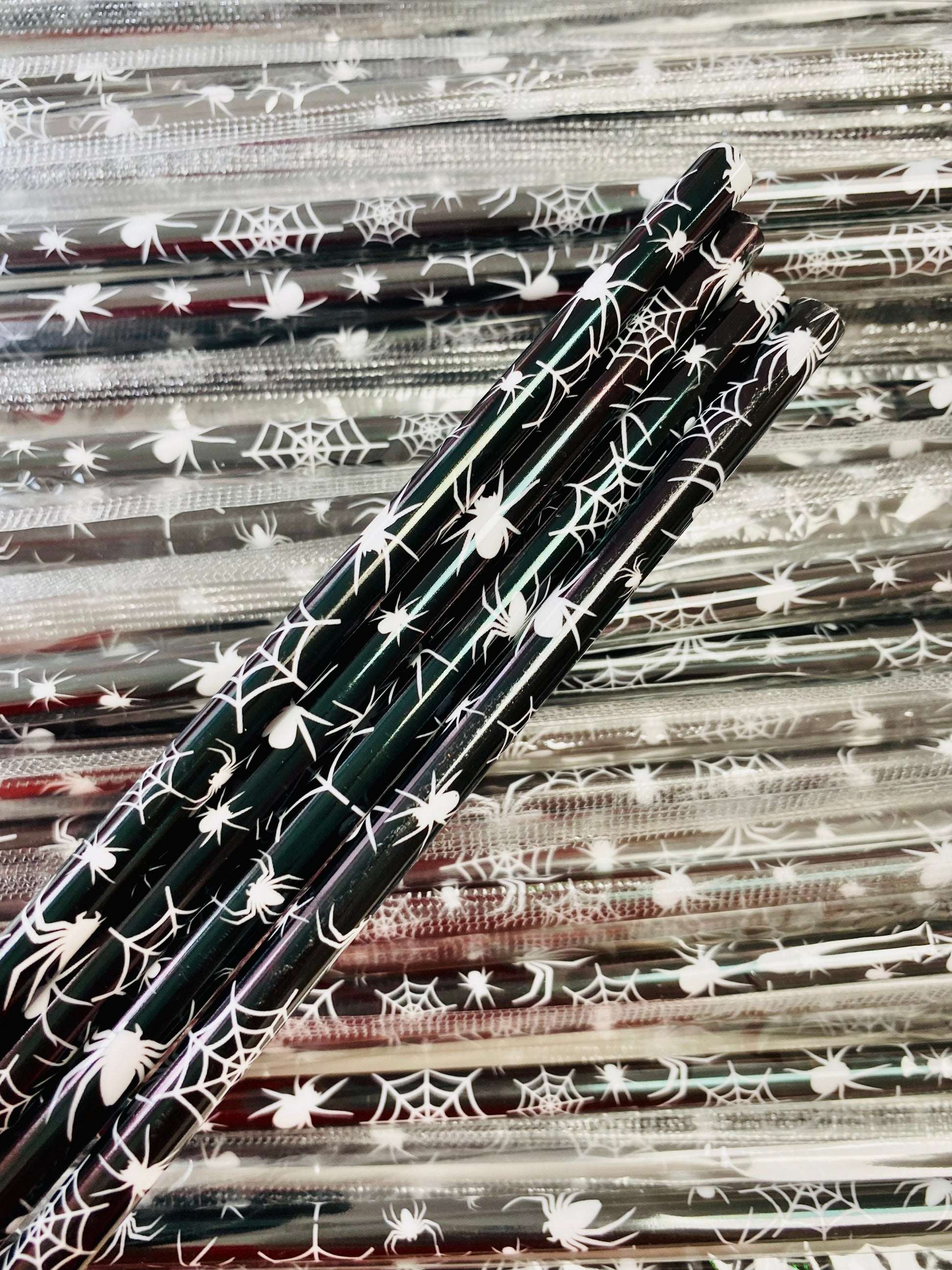 Spider Web Halloween Straw image 0