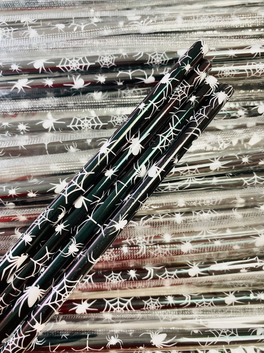 Spider Web Halloween Straw image 0