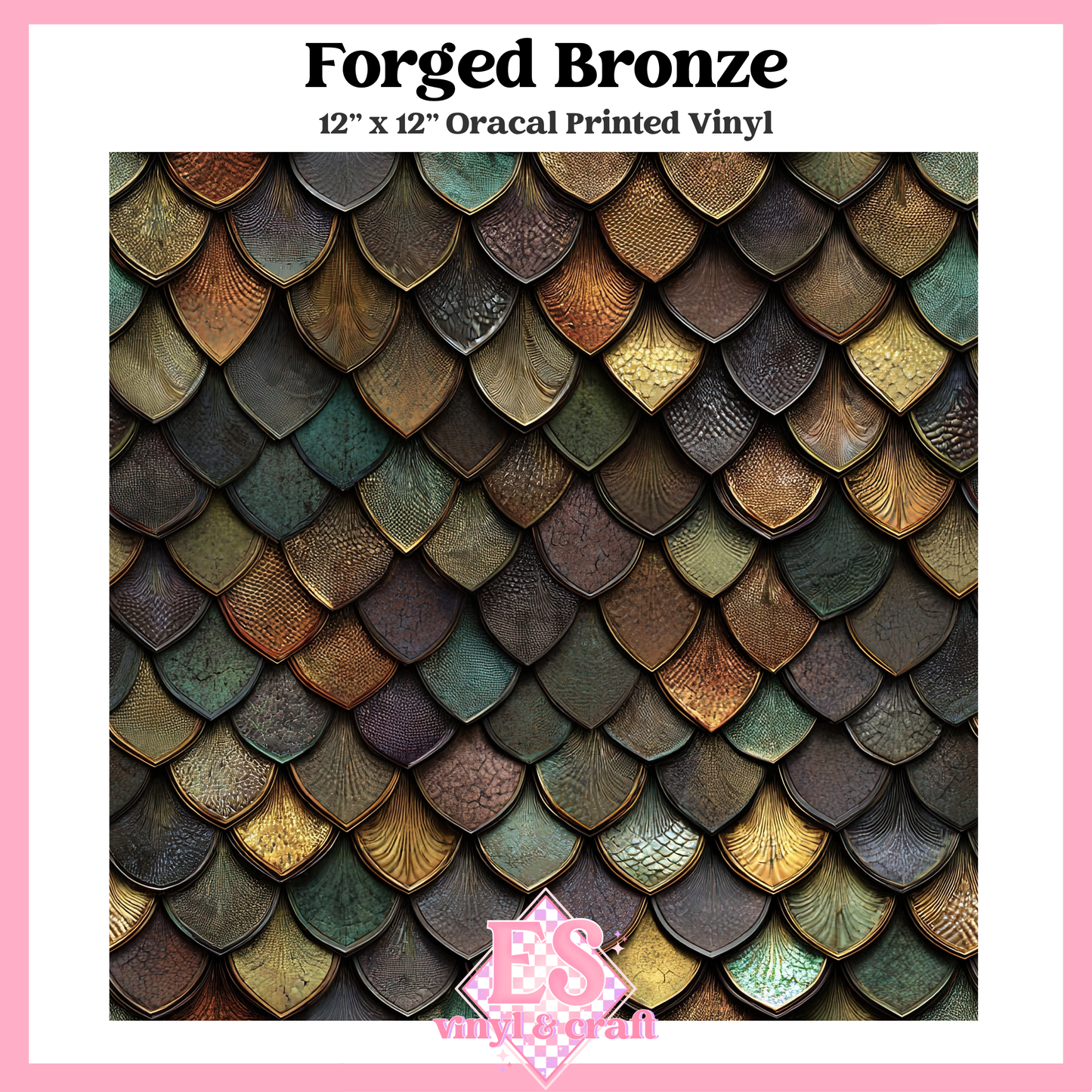 Prismatic Dragon Scale Collection - 12" x 12" Sheet (14 Different De image 10
