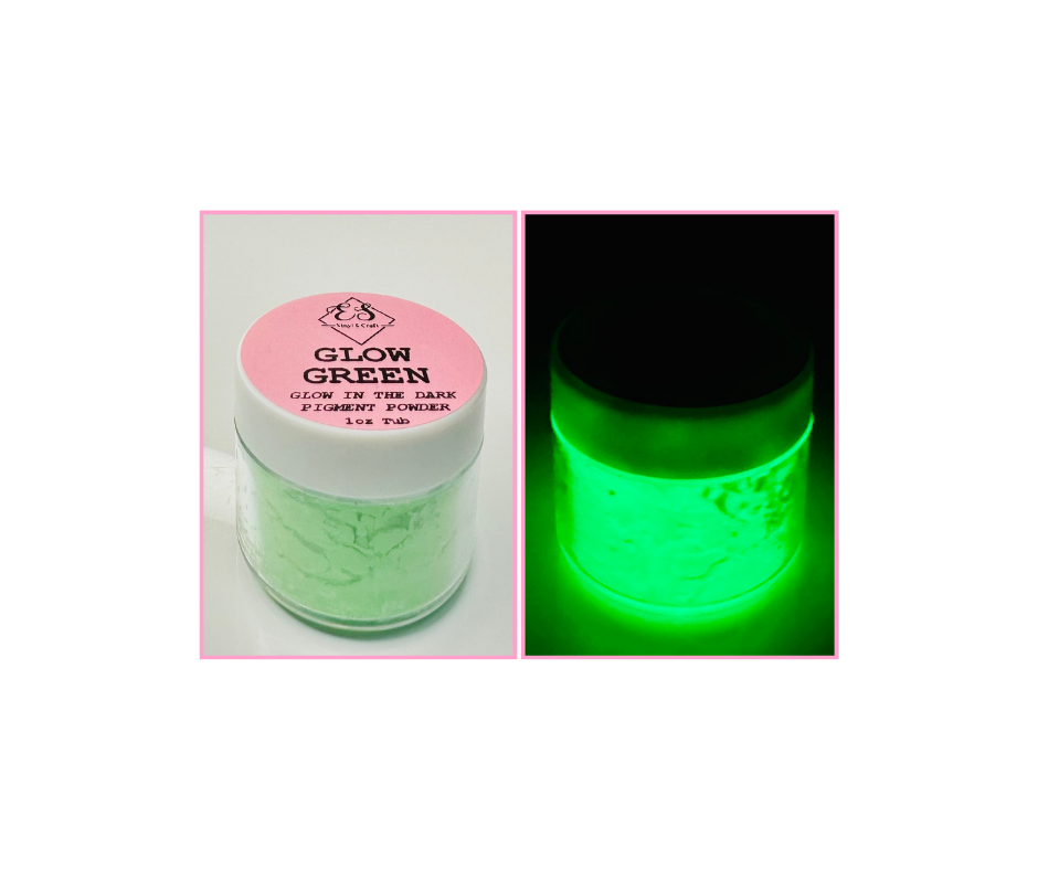 Glow in the Dark Pigment/Mica Powders (1oz Tub) image 2