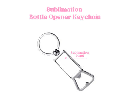 Bottle Opener Sublimation Keychain image 0