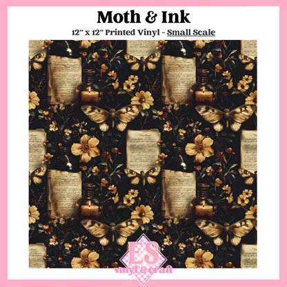 Moth & Ink - Small or Large Scale Options - 12" x 12" Sheet image 1