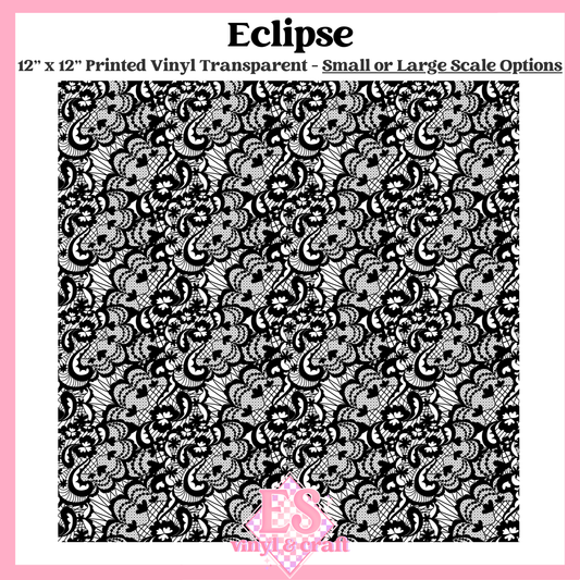 Eclipse Transparent - Small or Large Scale Options - 12" x 12" Sheet image 0