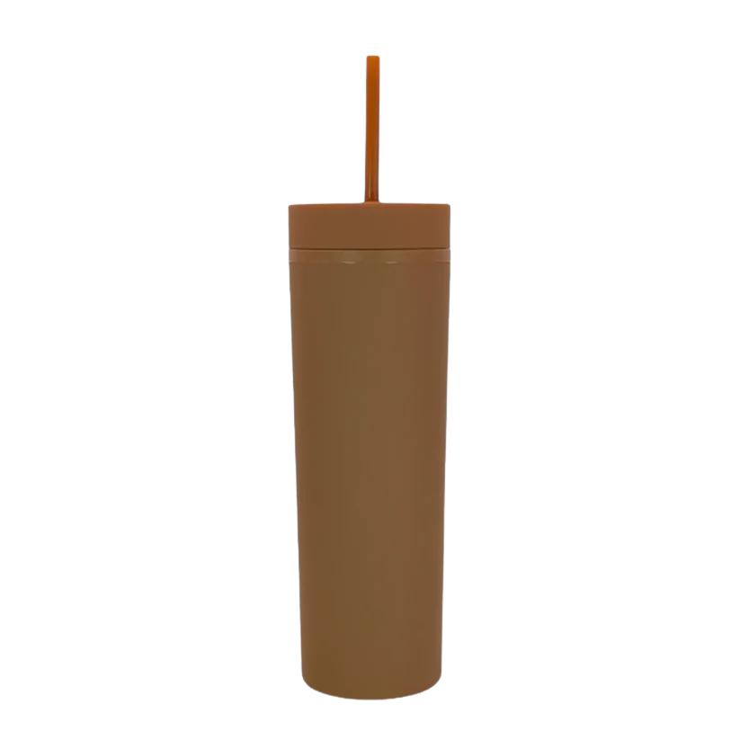 Matte Skinny Tumblers Double Wall 16oz (Letters Z - A11)