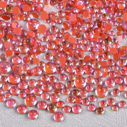 Glass Mermaid Pearls - Orange image 0