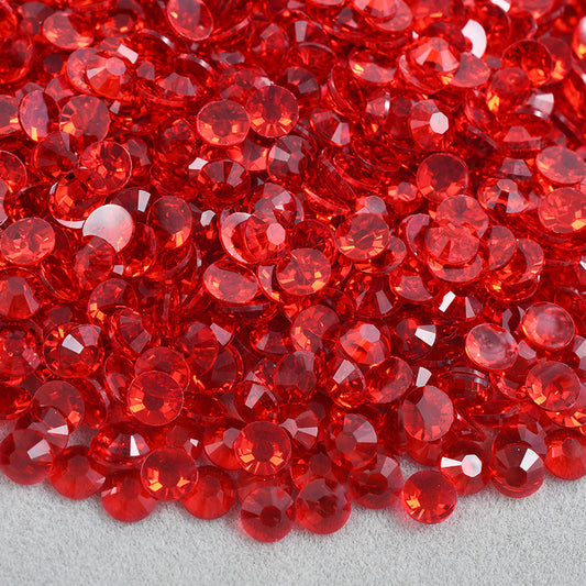 Ruby - Transparent Resin Rhinestones (3mm, 4mm & 5mm) image 0
