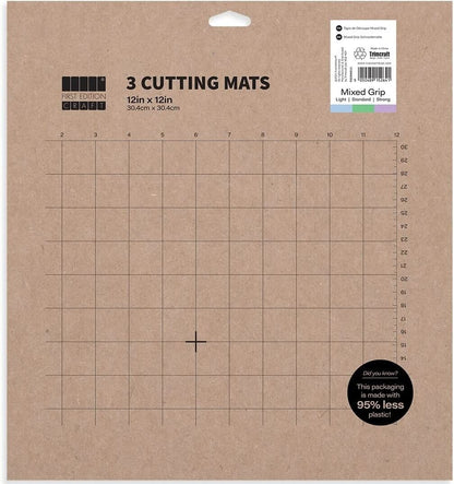 First Edition Mixed Grip Cutting Mats Pack of 3 image 1