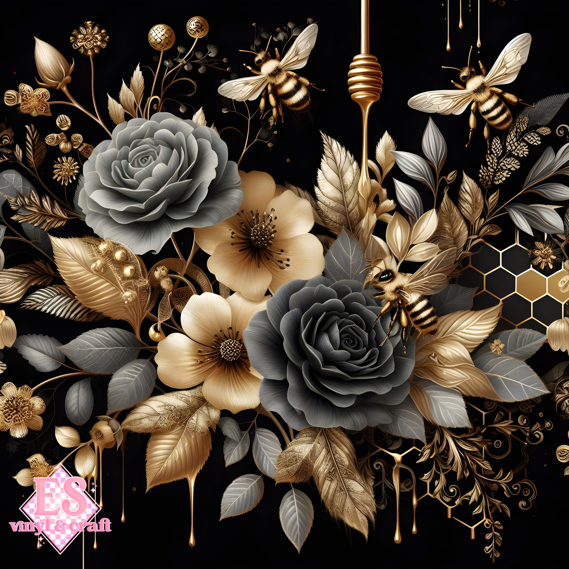 The Gilded Hive Collection - Section 1 - 12" x 12" Sheet image 1