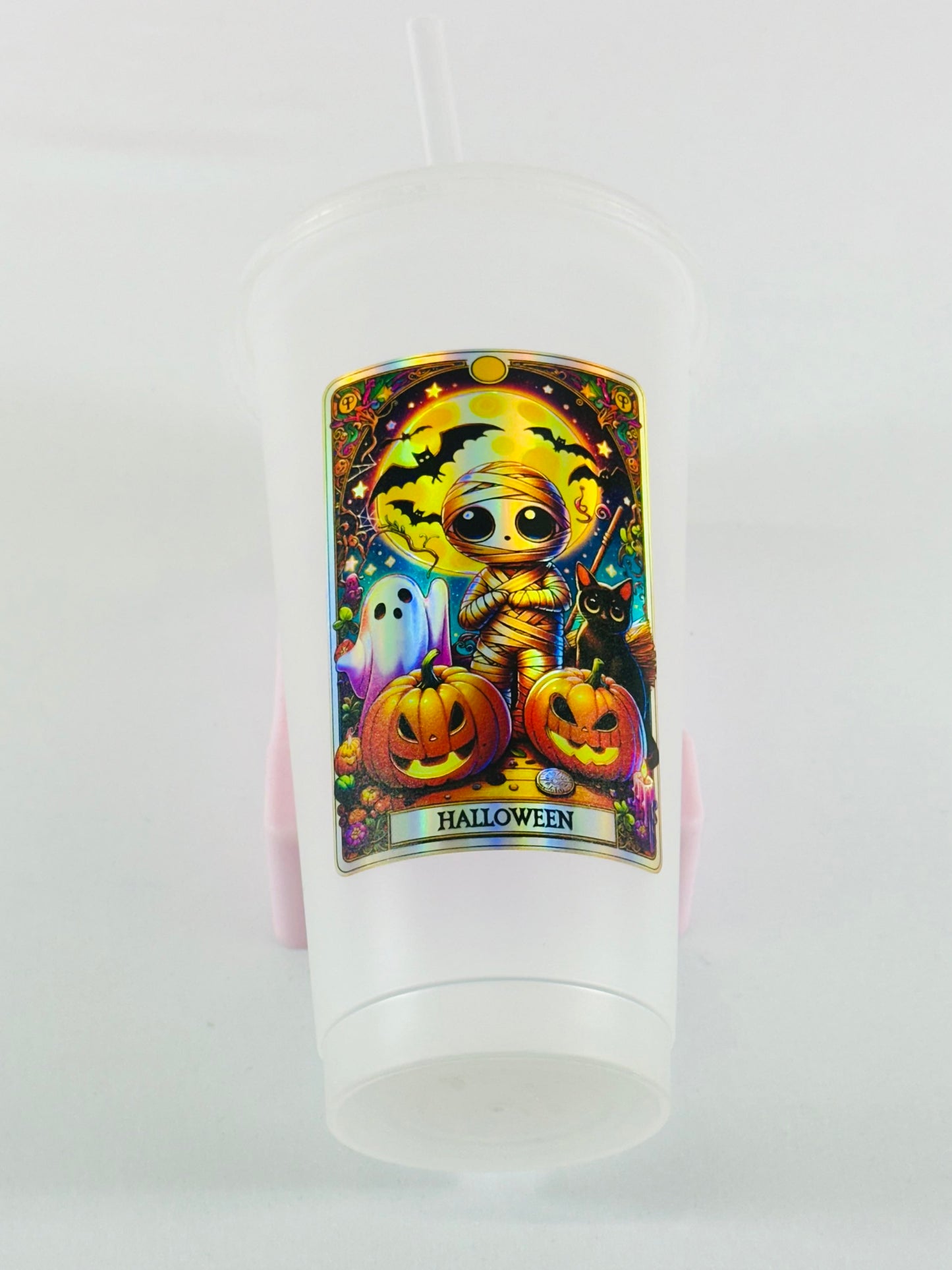 Halloween Tarot Card Decals - Holographic Rainbow Silver Section 3 image 3