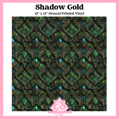 Prismatic Dragon Scale Collection - 12" x 12" Sheet (14 Different De image 1