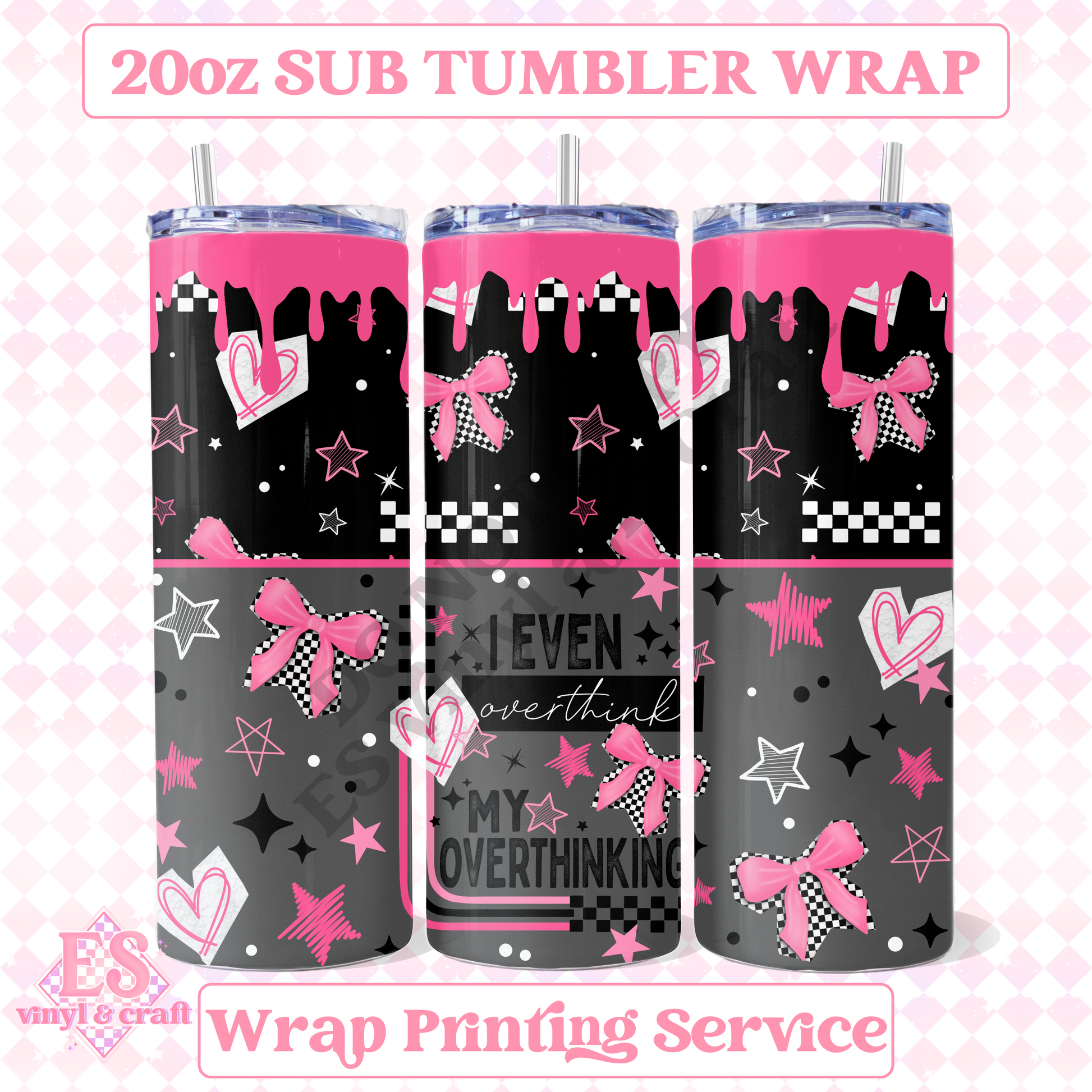 Onerthinking - Full 20oz Tumbler Sublimation Print image 0