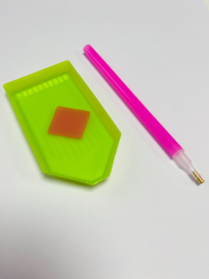 Rhinestone Tray, Pen and Wax image 0