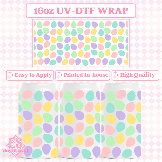 Little Eggs - 16oz Beer Can / Libbey UV-DTF Transfer image 0