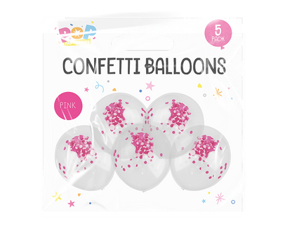 Confetti Balloons - Pack of 5 image 4