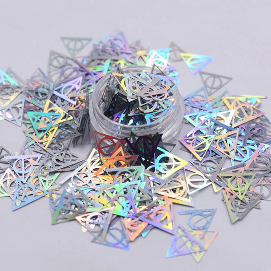 Deathly Hallows - Glitter Shapes Chunky Glitter image 0