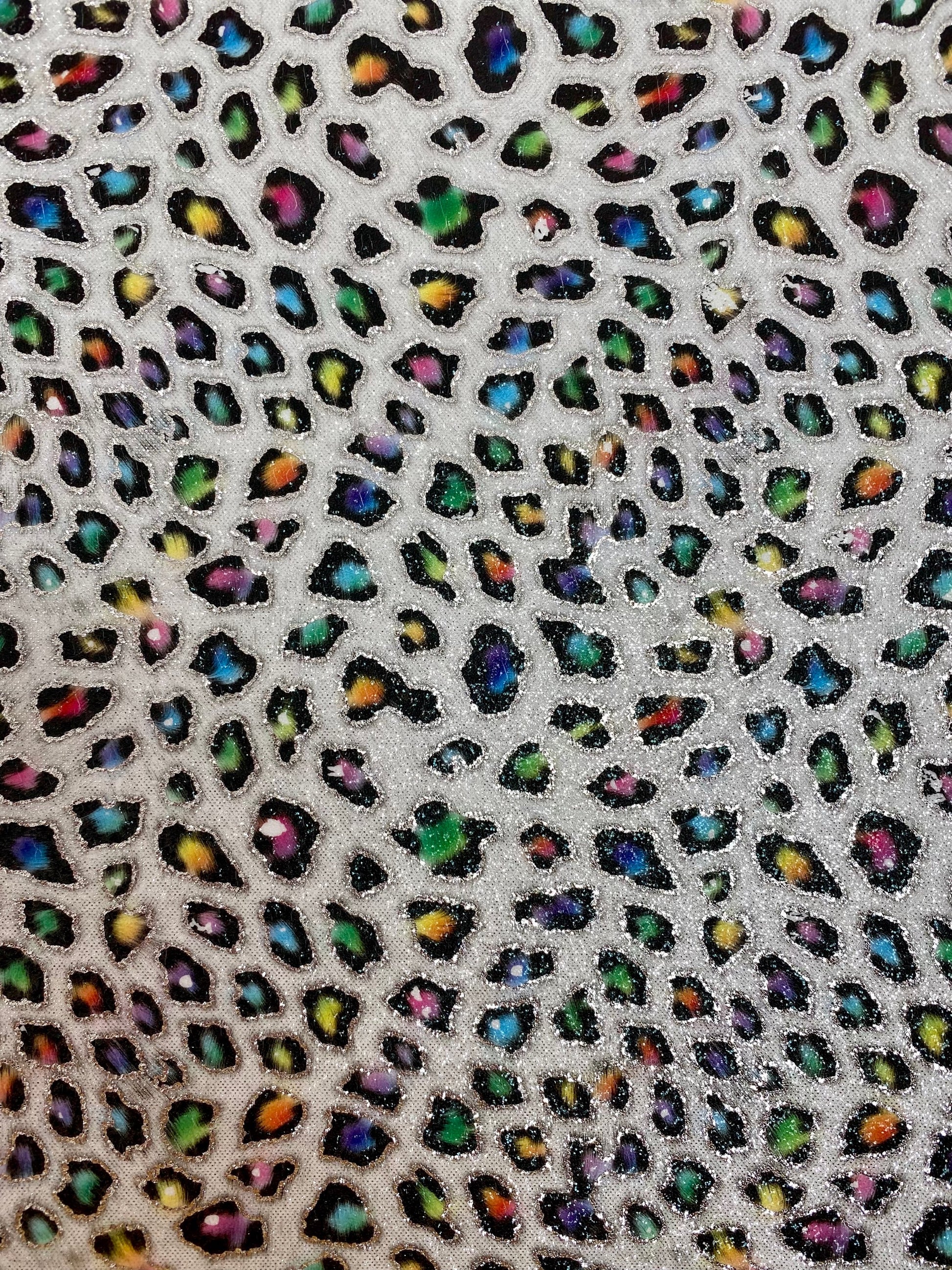 Magnificent Rainbow Leopard -  Superior 9805 Jewel Snake Self Adhesive Vinyl image 0