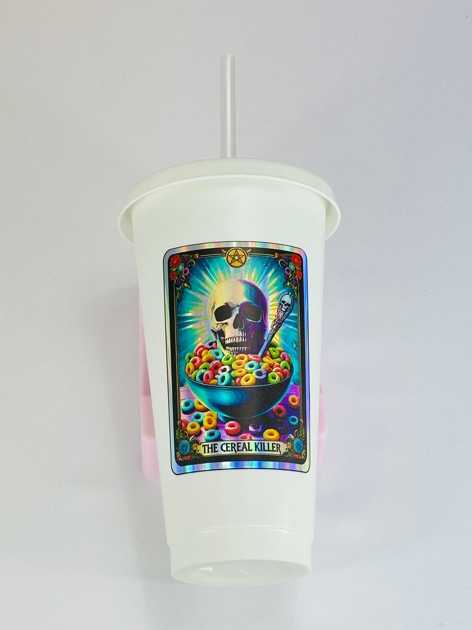 Tarot Card Decals - Teckwrap Holographic Rainbow Silver - Section 1 image 1