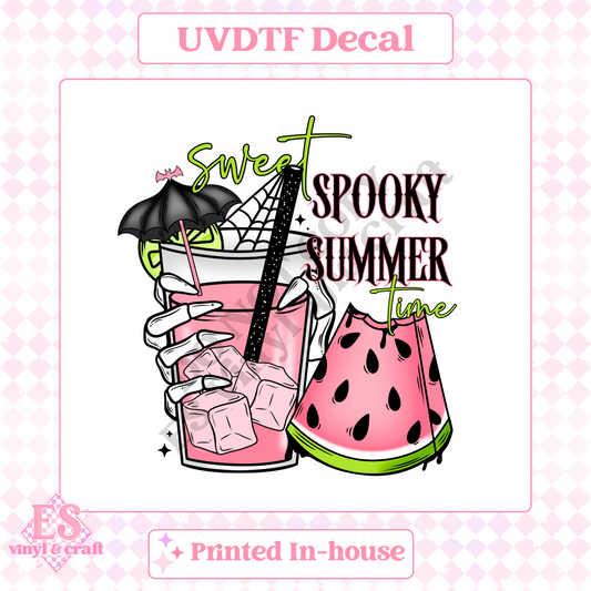 Sweet Spooky Summer - UV-DTF Decal Transfer image 0