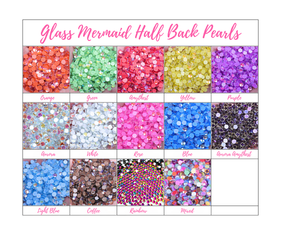 Glass Mermaid Pearls - Aurora image 1
