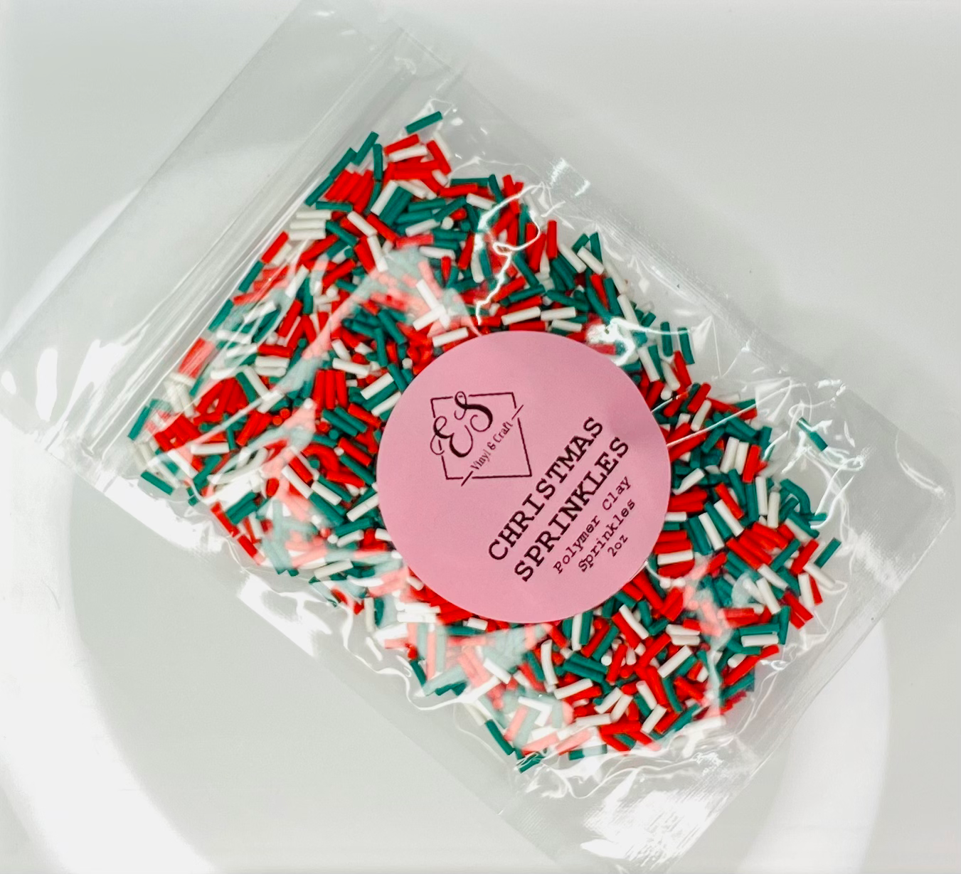 Christmas Sprinkles - Polymer Sprinkles image 0