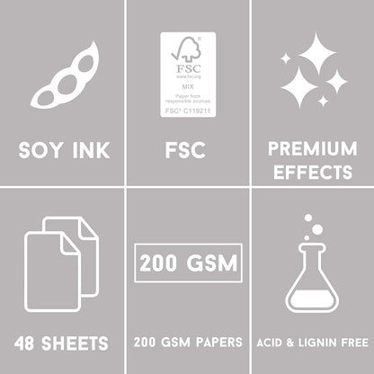 First Edition - Cardstock - Grand Plans 12" x 12" Paper Pad image 3