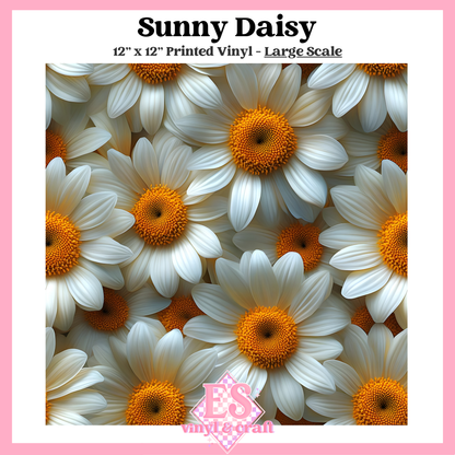 Sunny Daisy - Small or Large Scale Options - 12" x 12" Sheet image 2