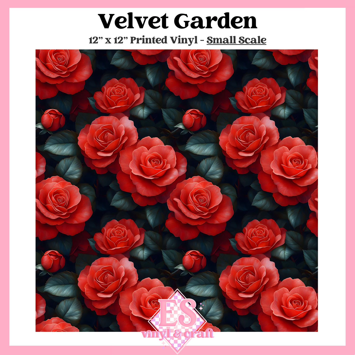 Velvet Garden - Small or Large Scale Options - 12" x 12" Sheet image 1