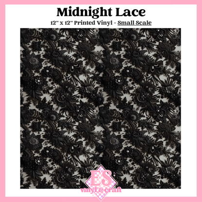 Midnight Lace - Small or Large Scale Options - 12" x 12" Sheet image 1