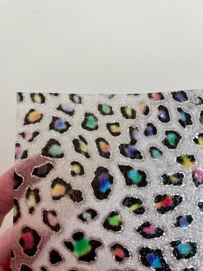 Magnificent Rainbow Leopard -  Superior 9805 Jewel Snake Self Adhesive Vinyl image 3