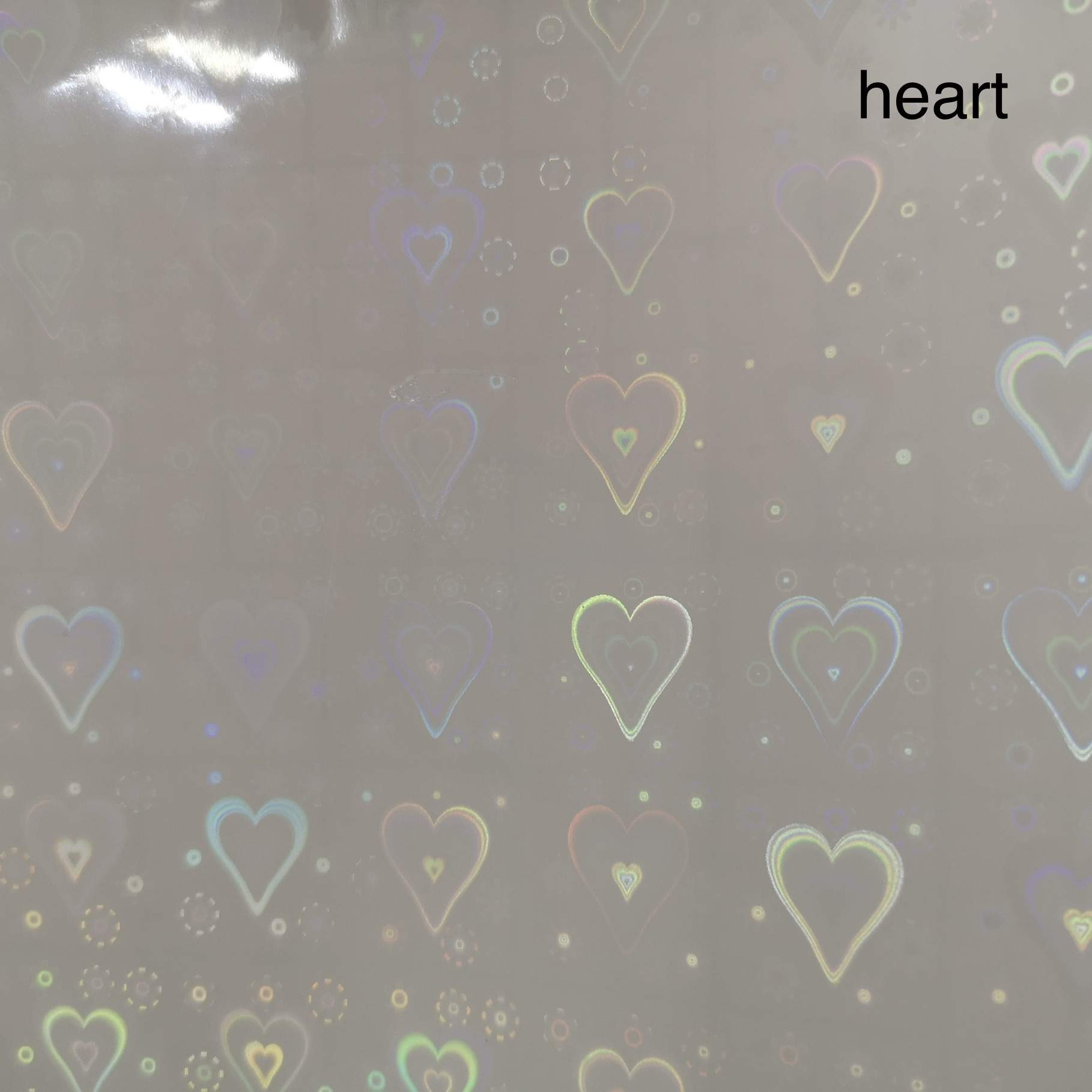 Holographic Overlay Transparent Vinyl Self Adhesive image 5