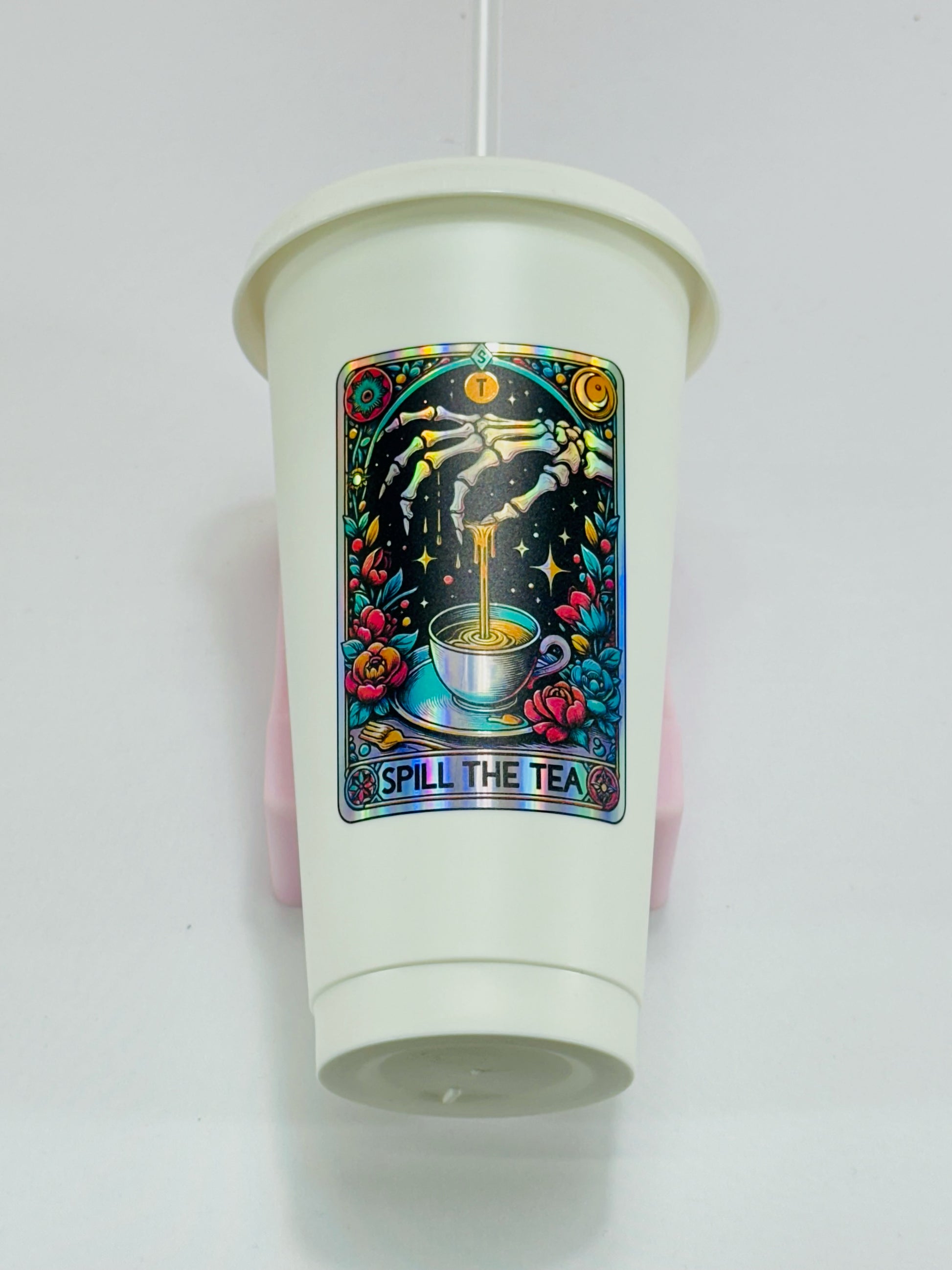 Tarot Card Decals - Teckwrap Holographic Rainbow Silver - Section 3 image 7