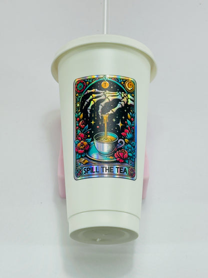 Tarot Card Decals - Teckwrap Holographic Rainbow Silver - Section 3 image 7