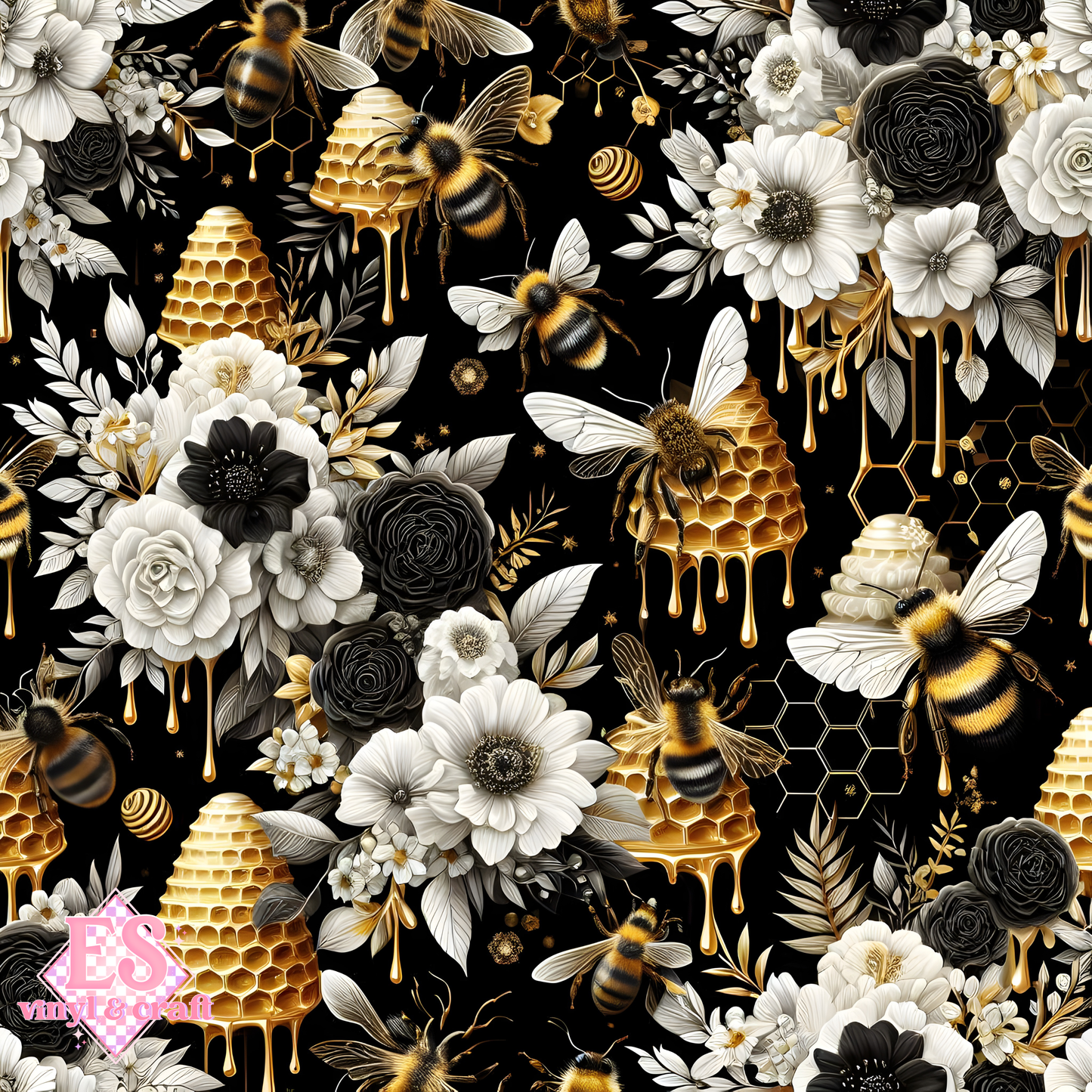 The Gilded Hive Collection - Section 1 - 12" x 12" Sheet image 8