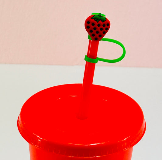 Strawberry - Straw Topper image 0