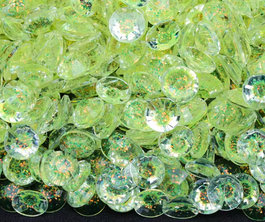 Citrine Starry - Starry Glitter Jelly Rhinestones (3mm, 4mm & 5mm) image 0