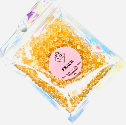 Peach - Glow in the Dark Resin Rhinestones (3mm, 4mm & 5mm) image 2