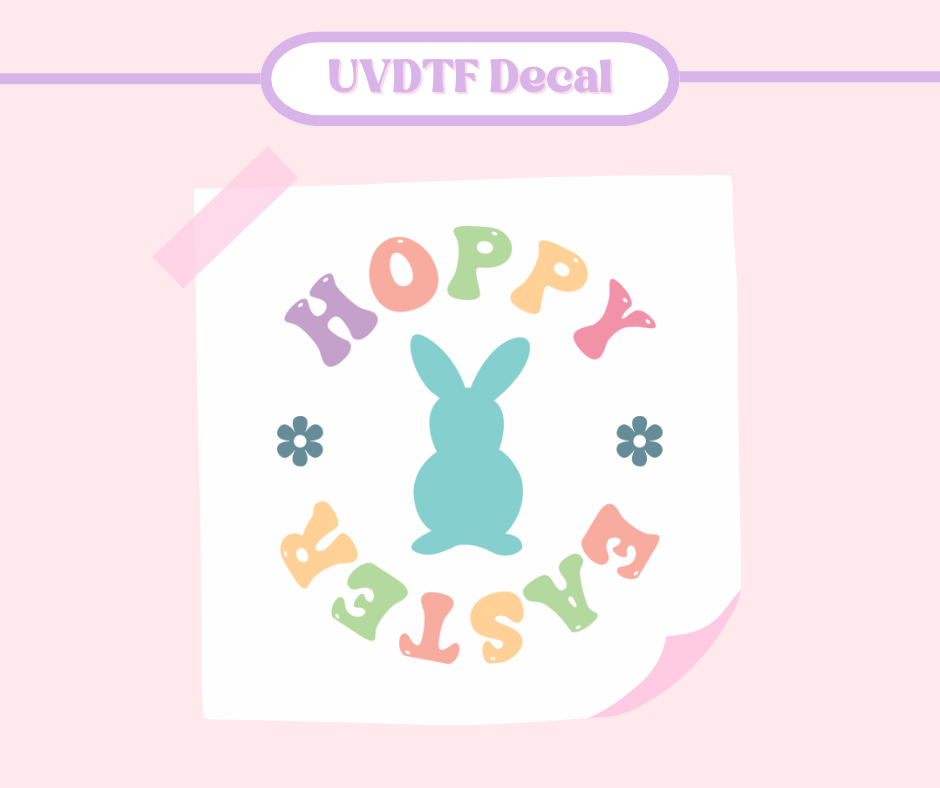 Hoppy Easter - UVDTF Decal image 0