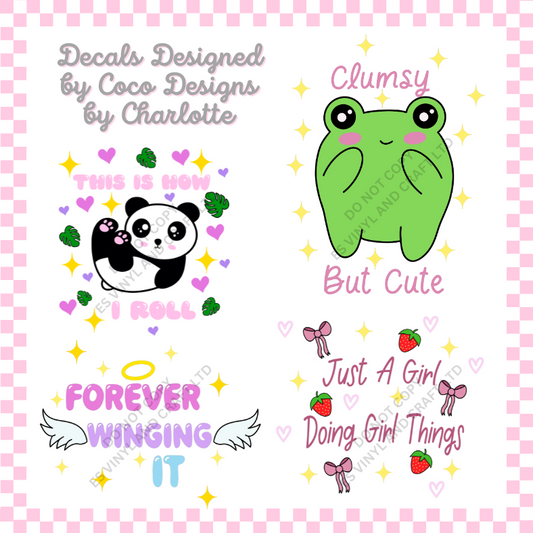 UV-DTF Decals - Coco Designs by Charlotte image 0