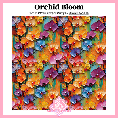 Orchid Bloom - Small or Large Scale Options - 12" x 12" Sheet image 1