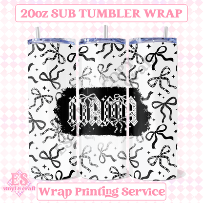 Mama Checker - Full 20oz Tumbler Sublimation Print image 0