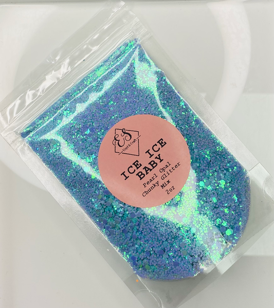 Ice Ice Baby - Pearl Opal Chunky Glitter Mix image 0
