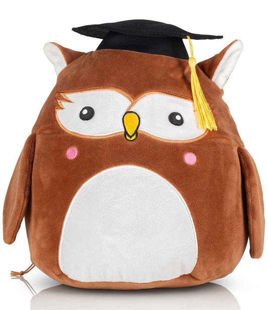 Dark Brown Owl - Mumbles Squidgy Animals image 0