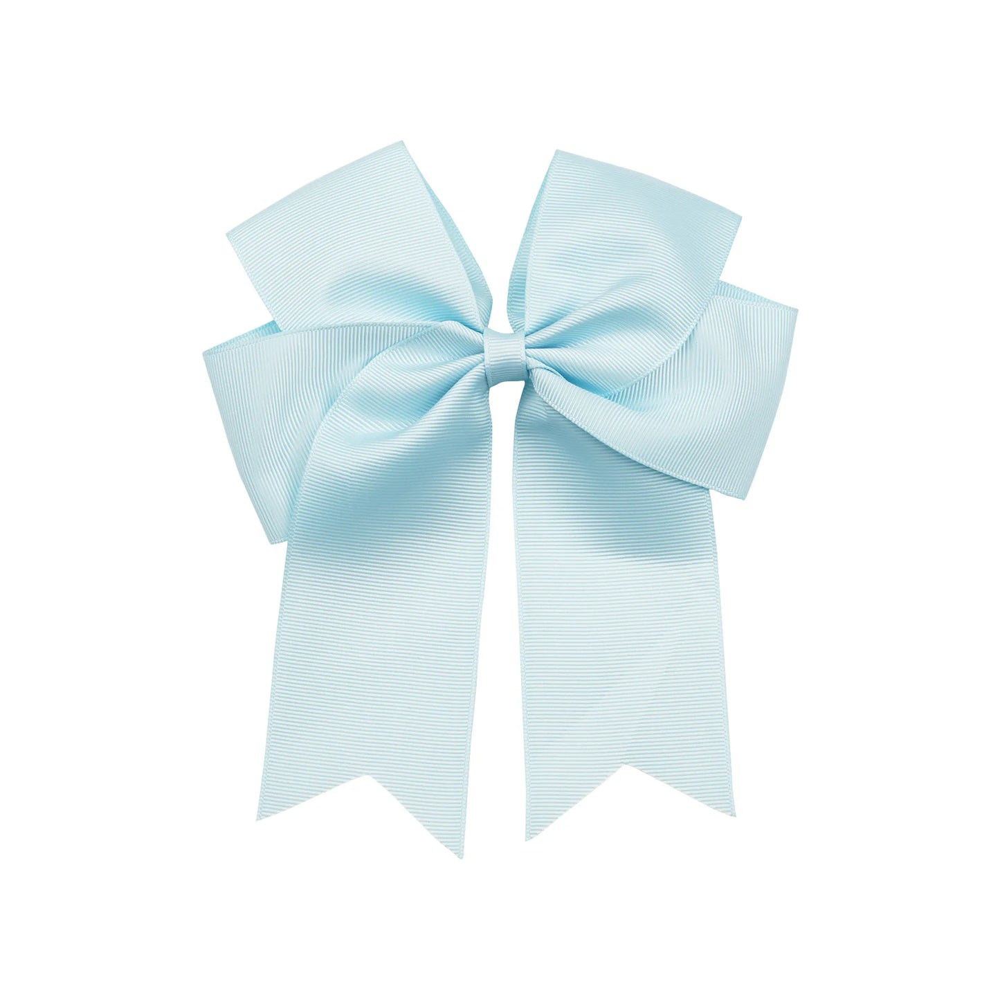 Dovetail Hair Bow Clip 6" - Baby Blue image 0