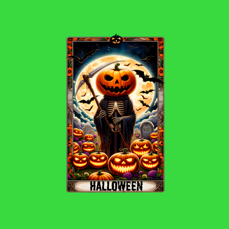 Halloween Tarot Card Decals - Teckwrap Glow in the Dark 3 image 1